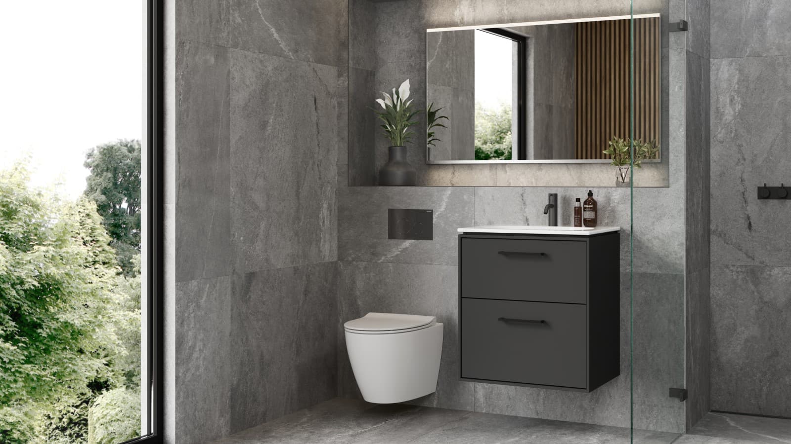 IDO Glow Art TurboFlush -seinä-wc-istuin IDO Glow Art TurboFlush -seinä-wc-istuin