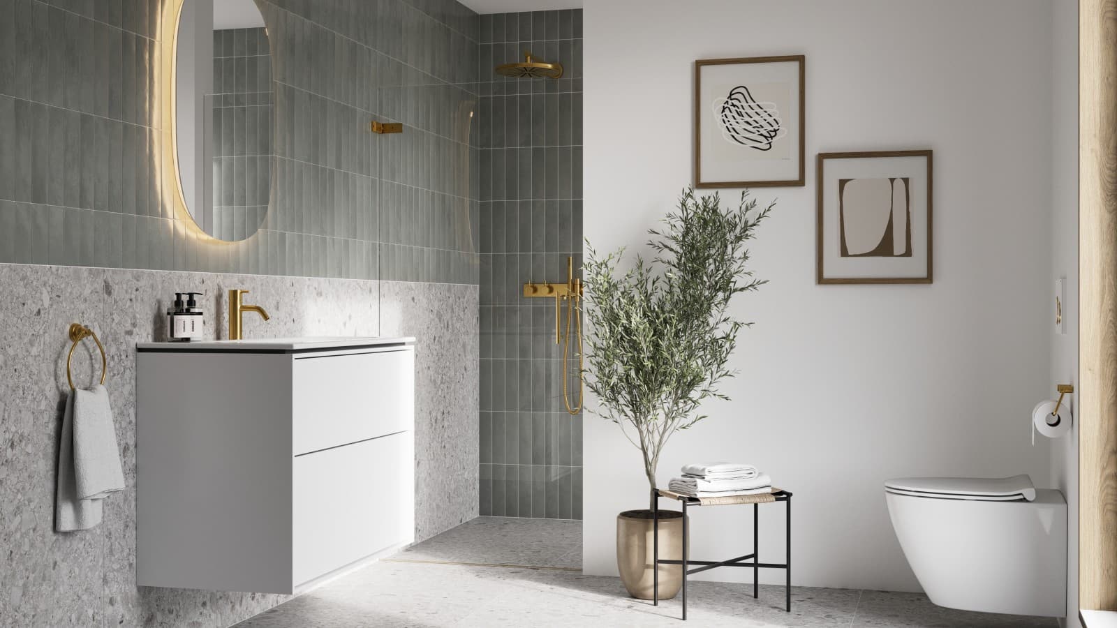 Rauha, tasapaino ja luonnon materiaalit trendaavat vuonna 2026 kylpyhuoneita Rauha, tasapaino ja luonnon materiaalit trendaavat vuonna 2026 kylpyhuoneita