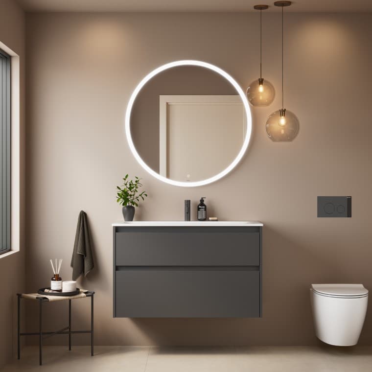 Sense Modern kalusteet laavan värissä Sense Modern kalusteet laavan värissä