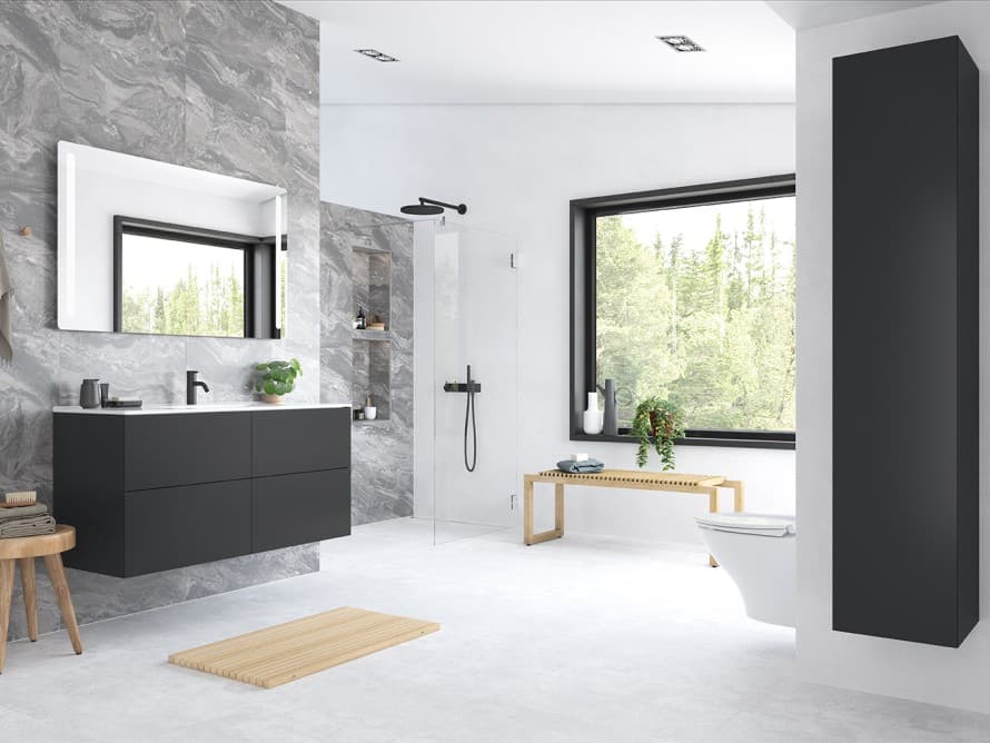 Vaaleat harmaan sävyt sopivat täydellisesti hillityn, minimalistisen ilmapiirin luomiseen. Vaaleat harmaan sävyt sopivat täydellisesti hillityn, minimalistisen ilmapiirin luomiseen.